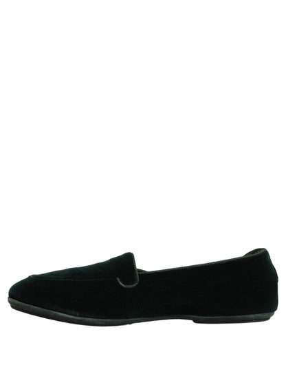 Dolce & Gabbana Green Velvet Slip-On Loafers for Men