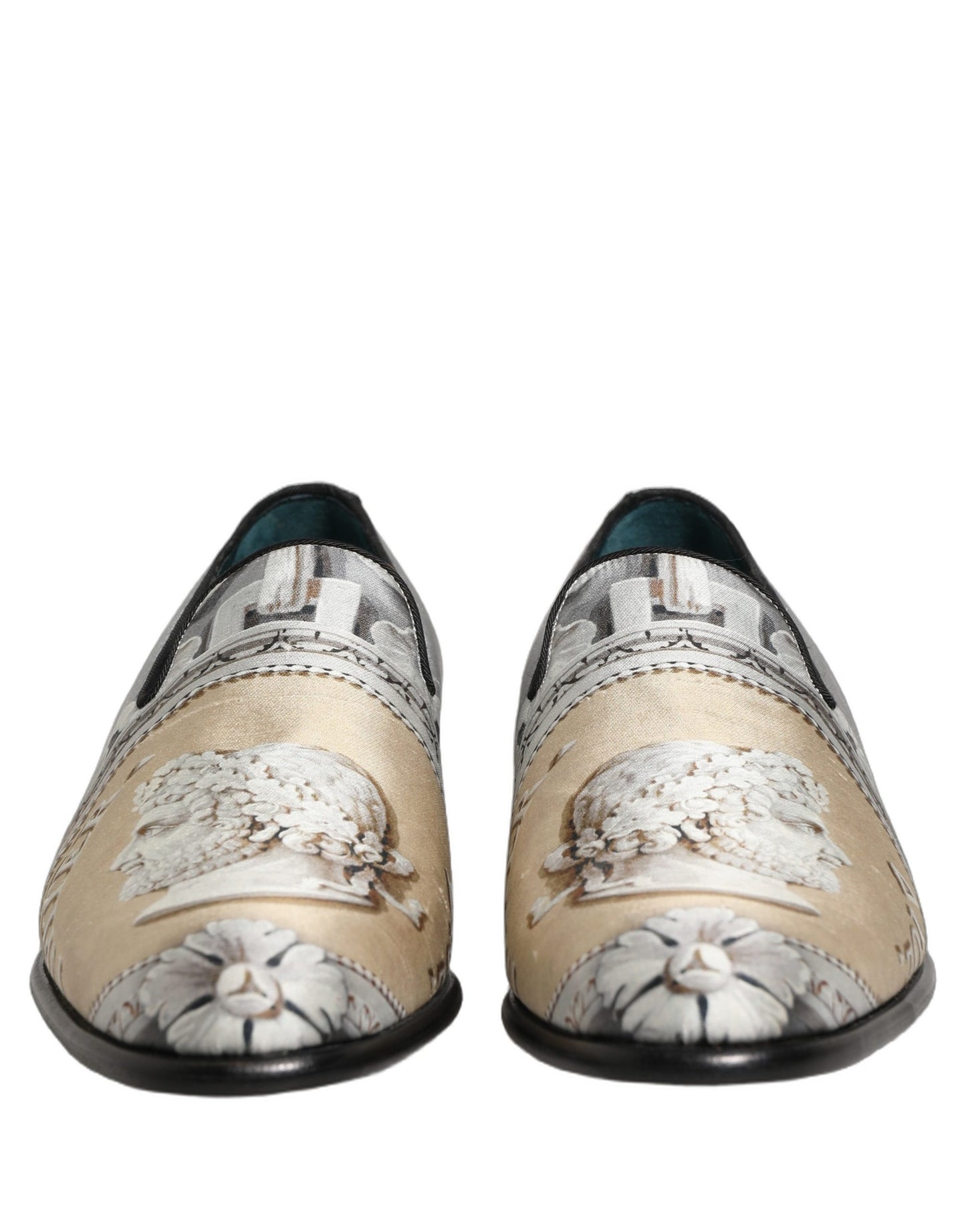 Dolce & Gabbana Multicolor Roman Slip On Dress Loafers