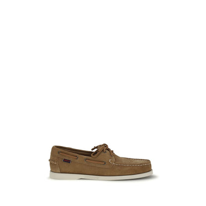 Sebago Brown Calf Leather Bos Taurus Slip-On Loafers EU40.5/US7.5, EU41/US8