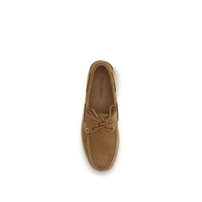 Sebago Brown Calf Leather Bos Taurus Slip-On Loafers EU40.5/US7.5, EU41/US8