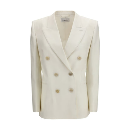 Givenchy White Wool and Mohair Jacket