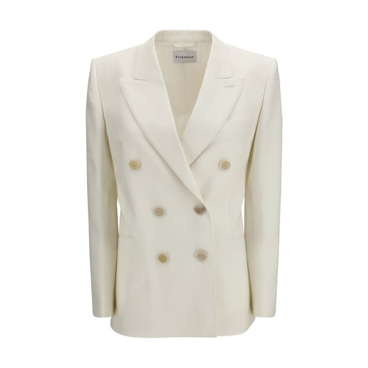 Givenchy White Wool and Mohair Jacket