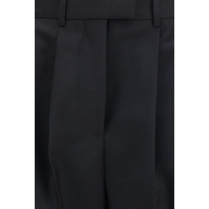 Givenchy Black Wool and Mohair Dress Pants
