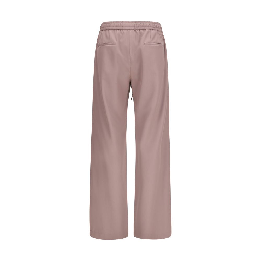 Dolce & Gabbana Brown Wool Oves Aries Joggers