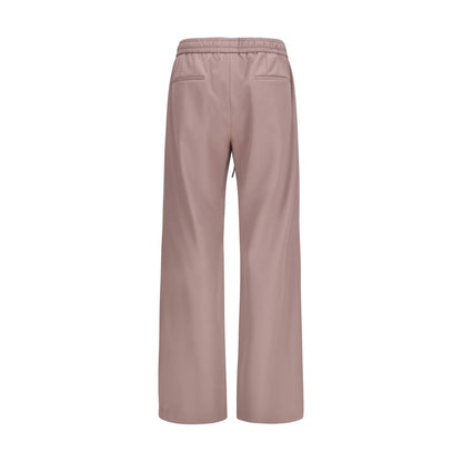 Dolce & Gabbana Brown Wool Oves Aries Joggers