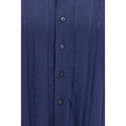 Piacenza Cashmere Blue Cotton Polo Shirt - IT50 | L