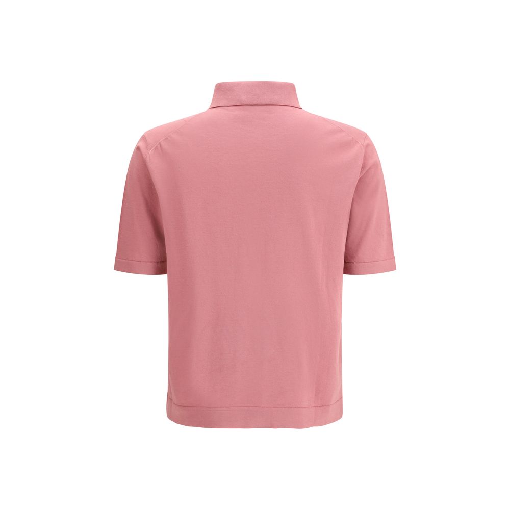 Piacenza Cashmere Multicolor Cotton Polo Shirt IT48 | M, IT54 | XXL