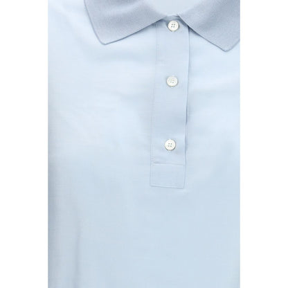 Jacob Cohen Blue Wool Oves Aries Shortsleeve Shirt