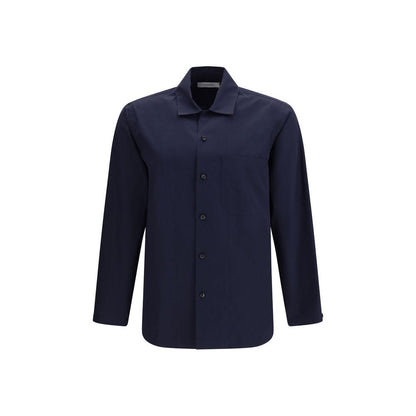 Umit Benan Blue Cotton Shirt: The Havana Shirt