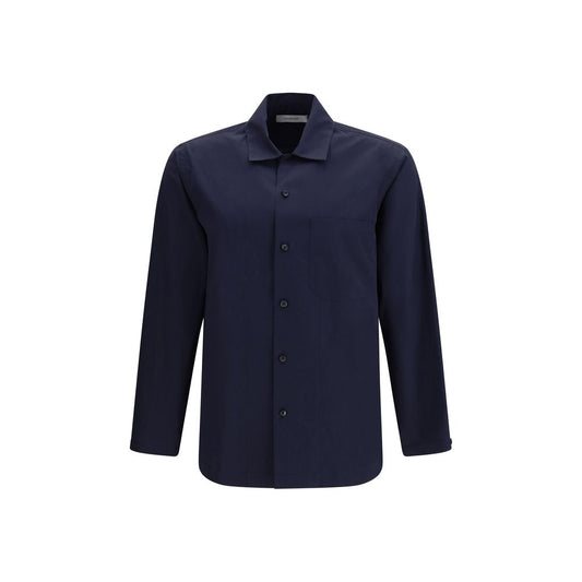 Umit Benan Blue Cotton Shirt: The Havana Shirt