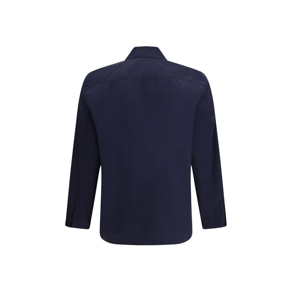 Umit Benan Blue Cotton Shirt: The Havana Shirt
