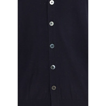 Aragona Cashmere Blue Wool Ovis Aries Sleeveless Sweater
