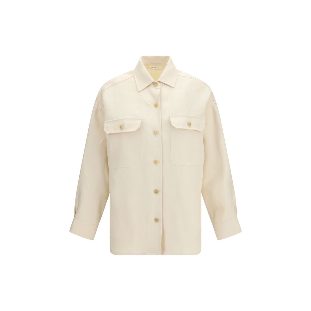 Umit Benan Beige Linen Overshirt