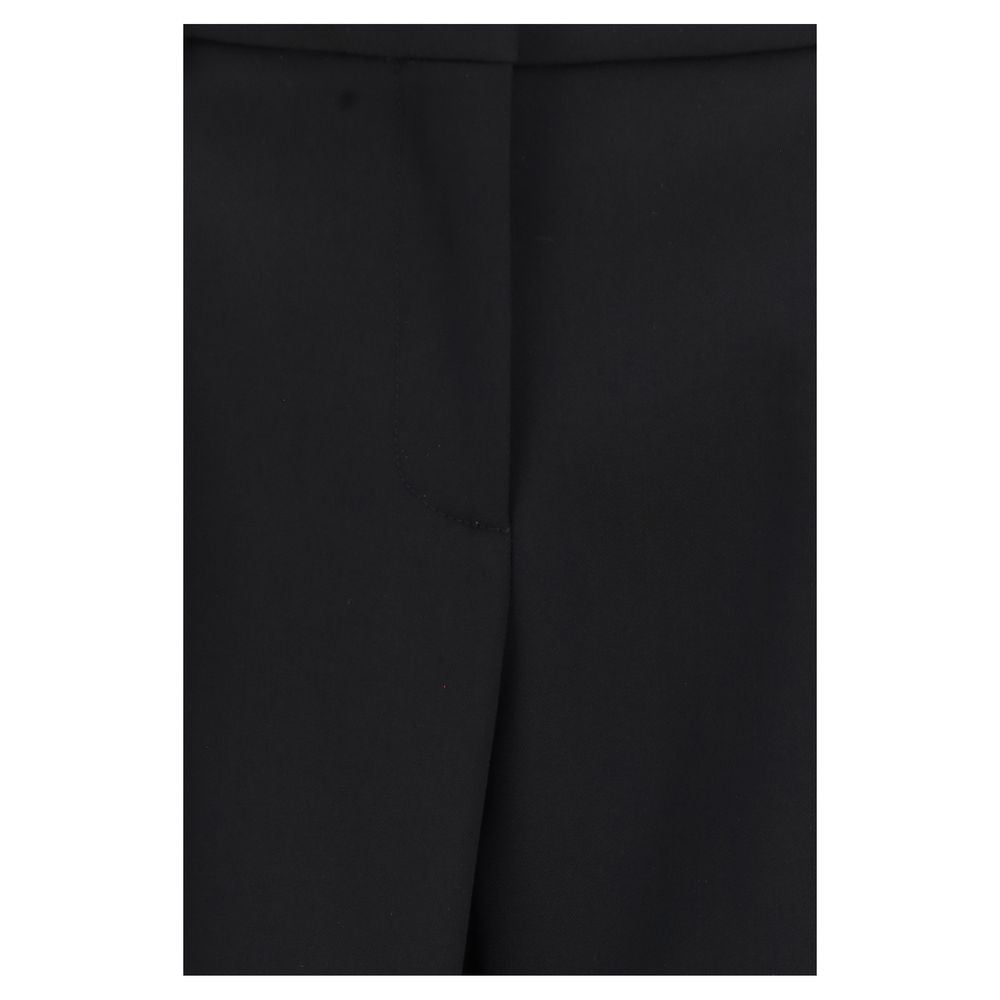 Balenciaga Black Wool Slim Tailored Pants
