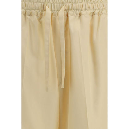 Umit Benan Bicolor Silk Pants