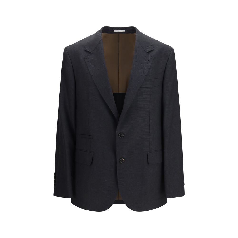Brunello Cucinelli Black Wool Ovis Aries Jacket