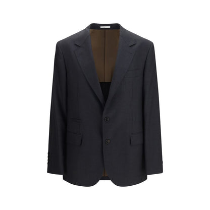 Brunello Cucinelli Black Wool Ovis Aries Jacket