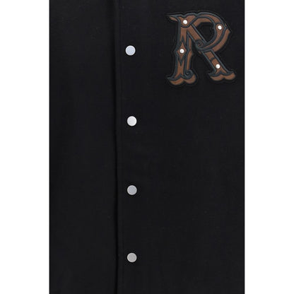 Represent Black Wool Oves Aries Bomber Jacket