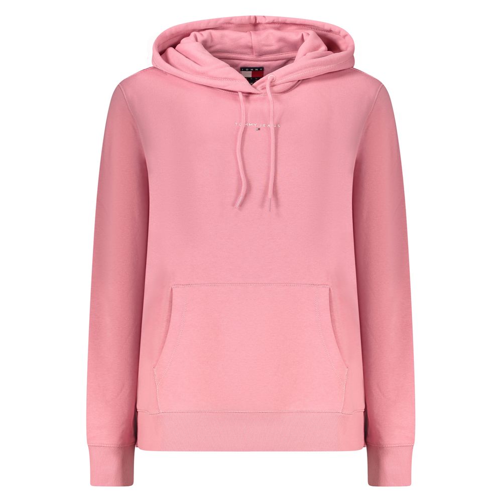 Tommy Hilfiger Pink Cotton Hoodie for Women