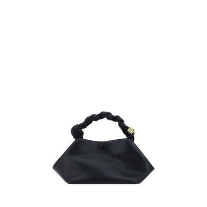Ganni Black Bou Recycled Leather Handbag