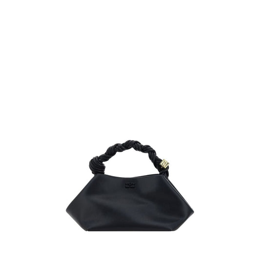 Ganni Black Bou Recycled Leather Handbag