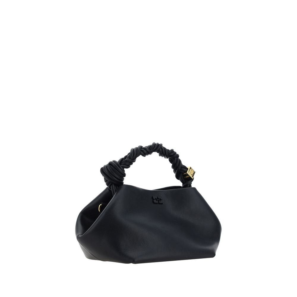 Ganni Black Bou Recycled Leather Handbag