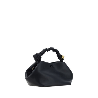 Ganni Black Bou Recycled Leather Handbag
