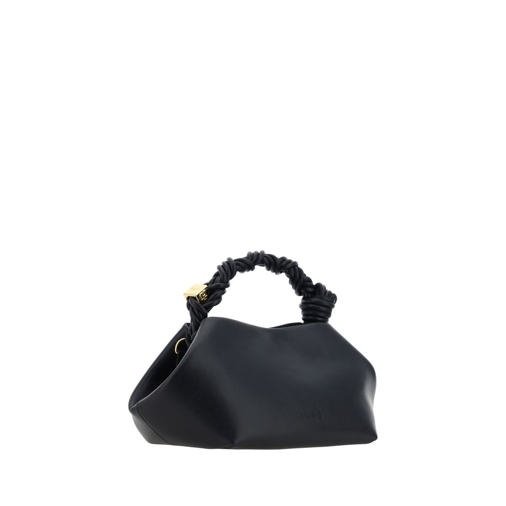 Ganni Black Bou Recycled Leather Handbag