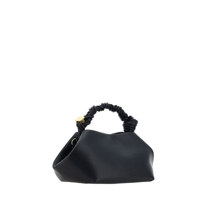 Ganni Black Bou Recycled Leather Handbag