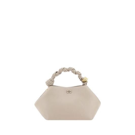 Ganni White Mini Bou Recycled Leather Handbag