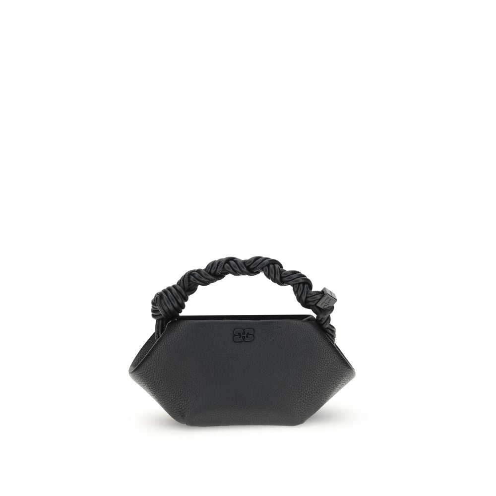 Ganni Black Eco Grainy Bou Mini Handbag