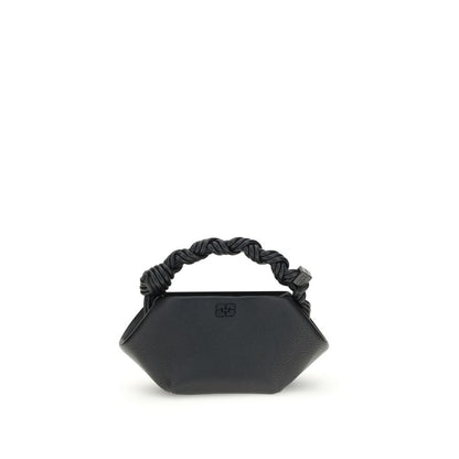 Ganni Black Eco Grainy Bou Mini Handbag