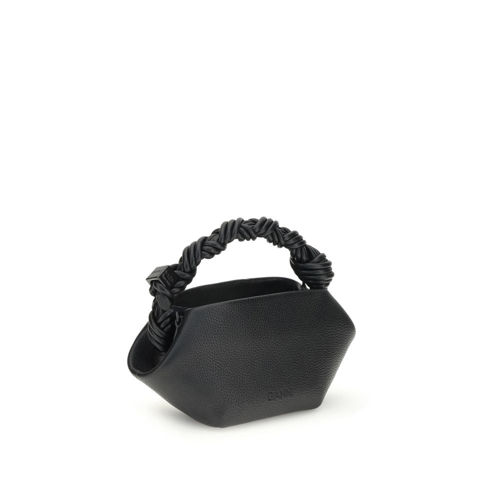 Ganni Black Eco Grainy Bou Mini Handbag