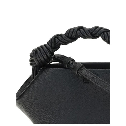 Ganni Black Eco Grainy Bou Mini Handbag