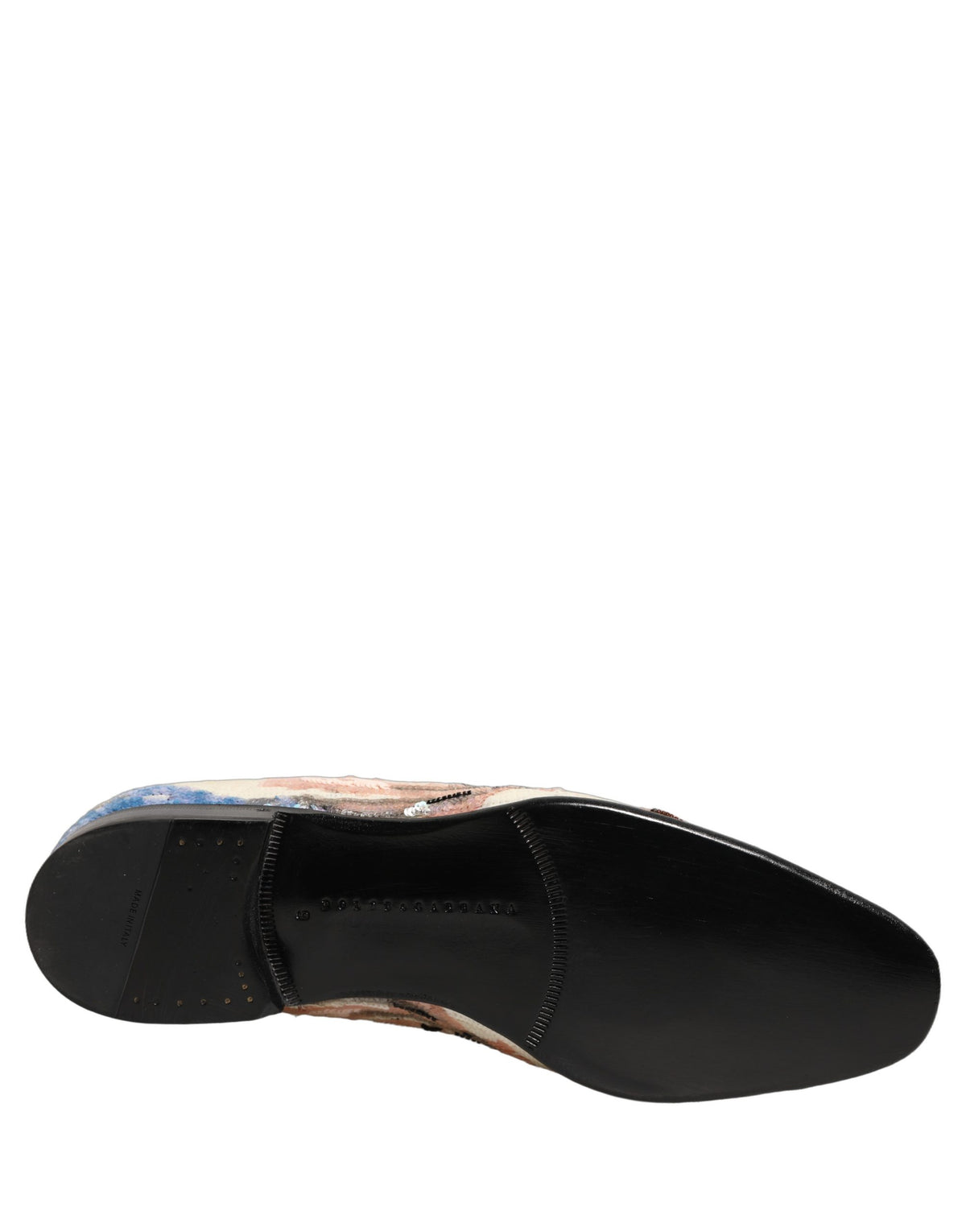Dolce & Gabbana Multicolor Sequin Embroidered Loafers