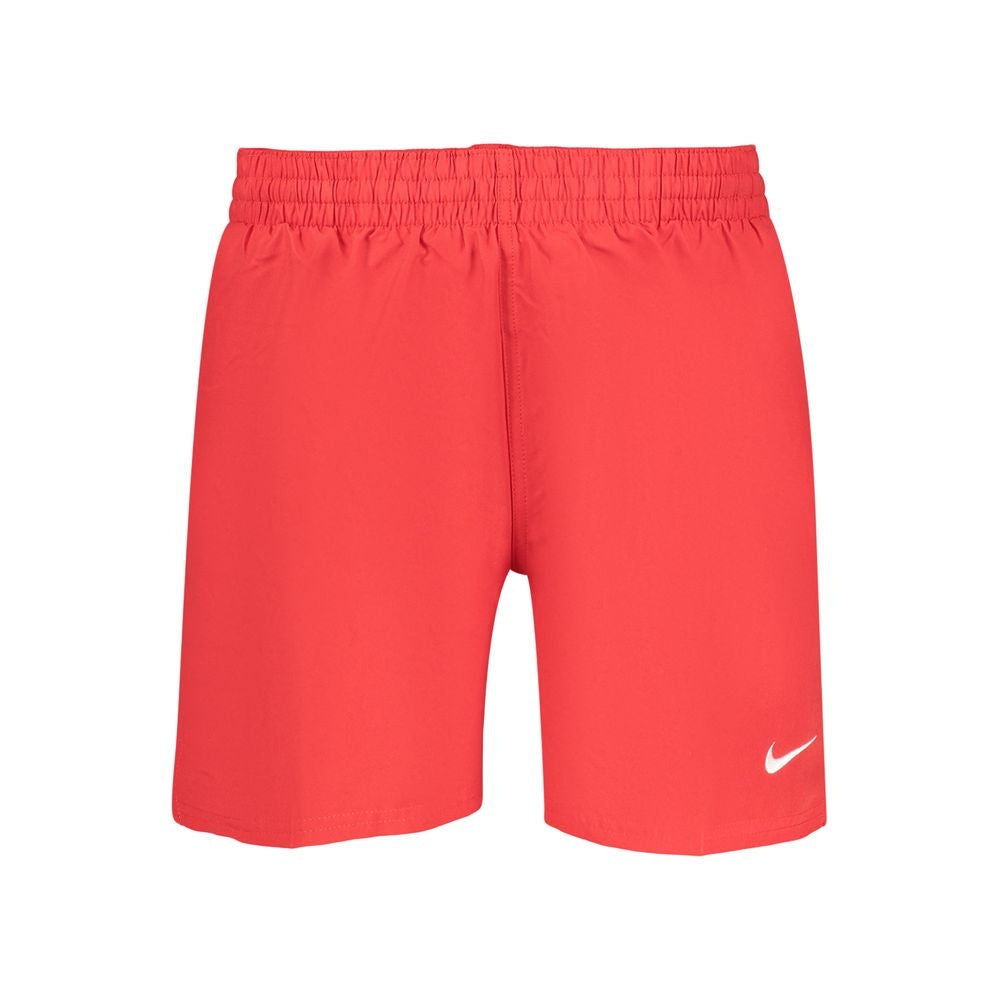 Nike Rosso Polyester Mens Swimwear - Bold Red Swim Boxers