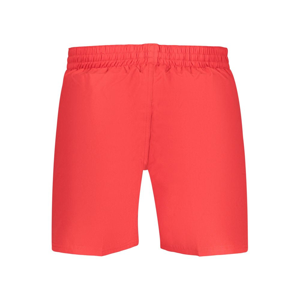 Nike Rosso Polyester Mens Swimwear - Bold Red Swim Boxers