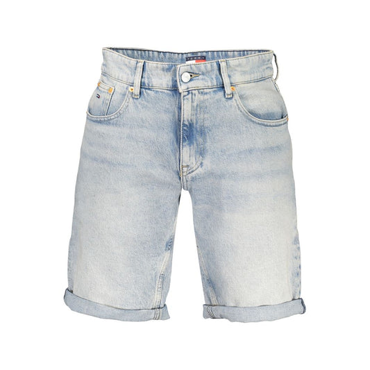 Tommy Hilfiger Scanton Light Blue Washed Denim Shorts for Men
