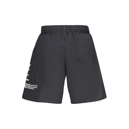 Nike Black Polyester Men's Swim Boxer Shorts