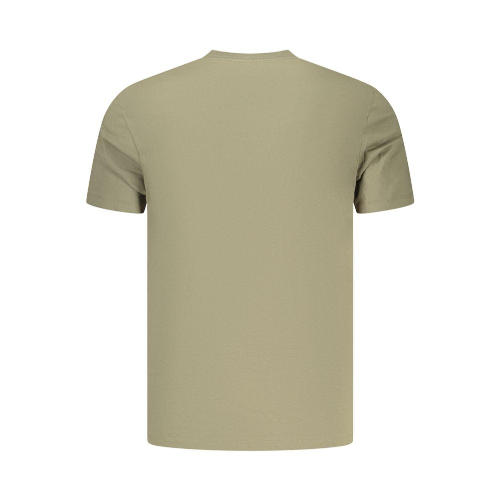 Calvin Klein Green Cotton T-Shirt: Effortless Style Meets Comfort