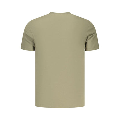 Calvin Klein Green Cotton T-Shirt: Effortless Style Meets Comfort