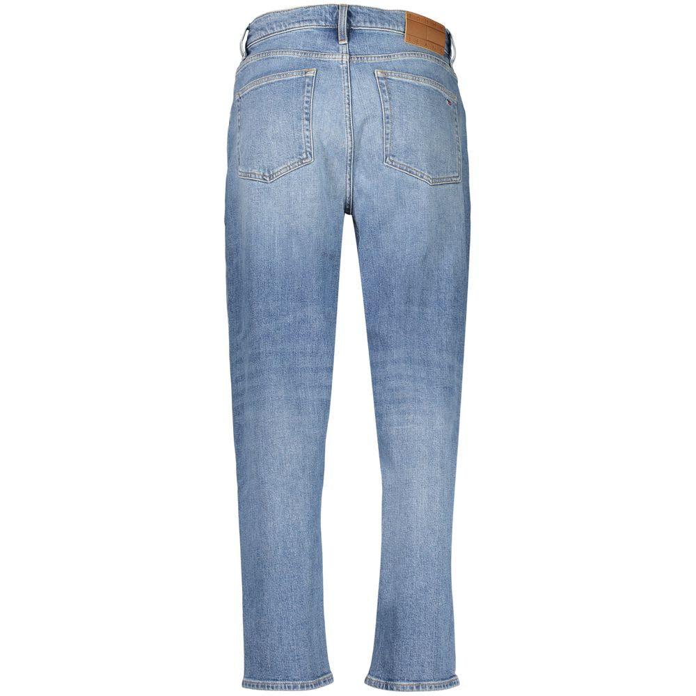 Tommy Hilfiger Washed Blue Ultra High Tapered Mom Jeans