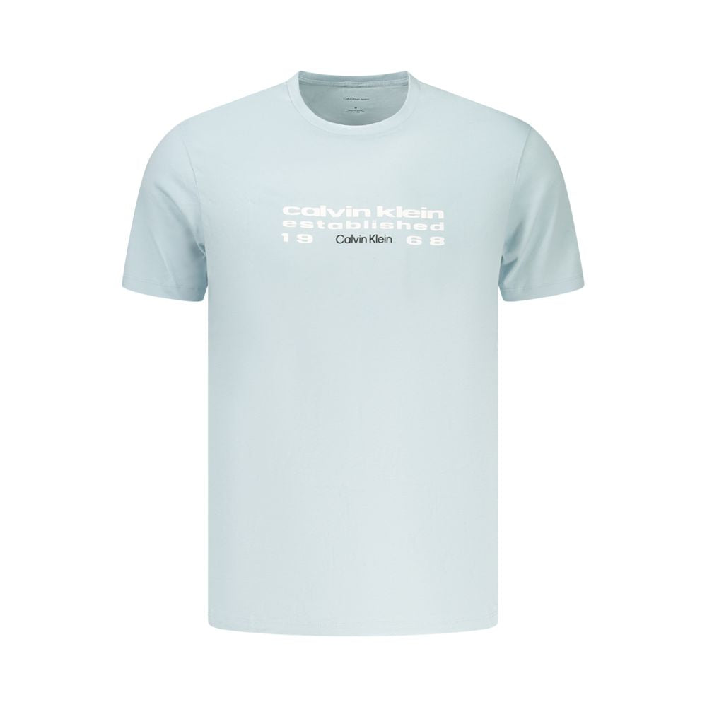 Calvin Klein Blue Cotton T-Shirt - Effortless Style & Comfort