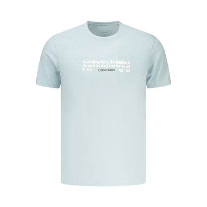 Calvin Klein Blue Cotton T-Shirt - Effortless Style & Comfort