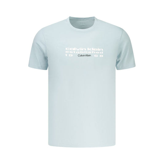 Calvin Klein Blue Cotton T-Shirt - Effortless Style & Comfort