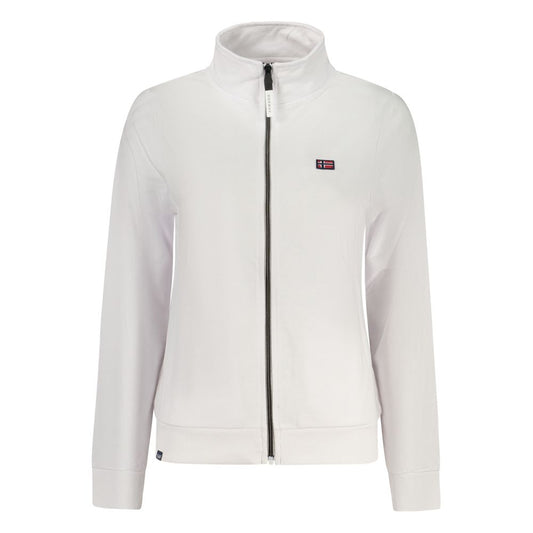 Norway 1963 White Cotton Sweatshirt with Applique Logo