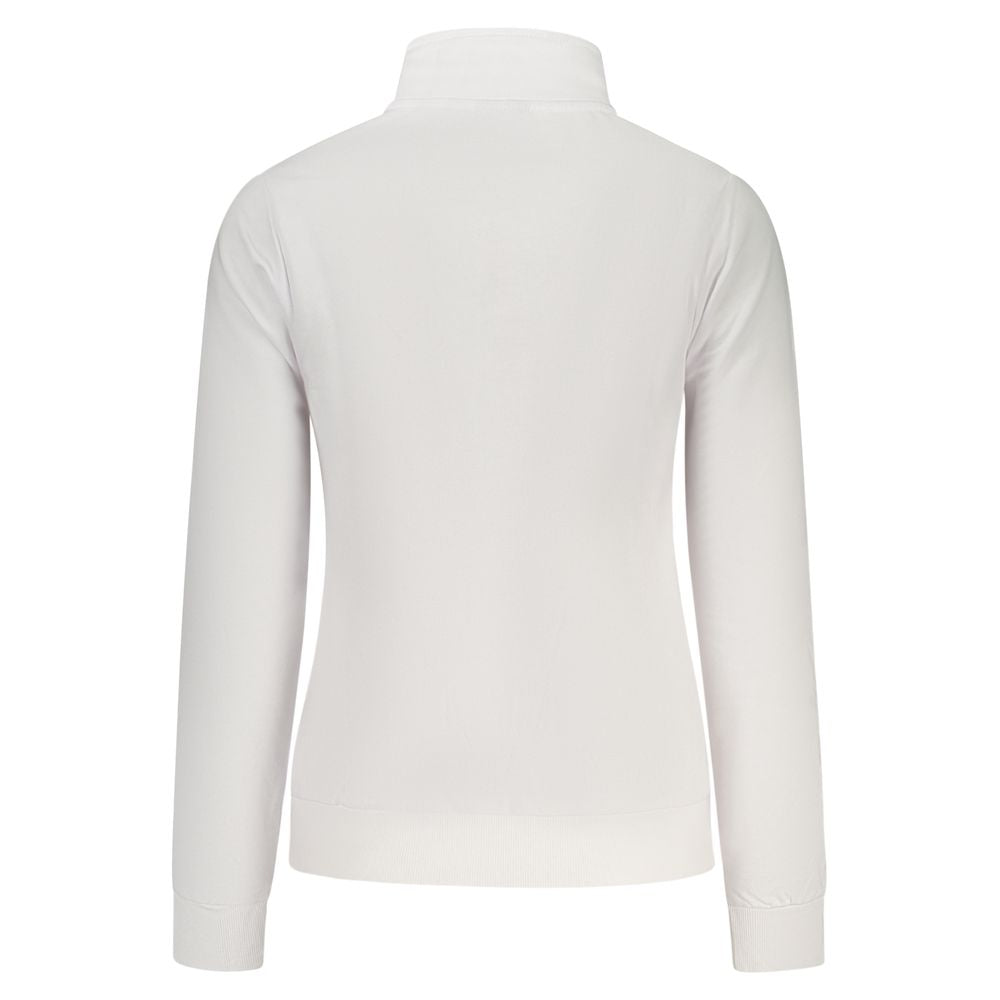 Norway 1963 White Cotton Sweatshirt with Applique Logo