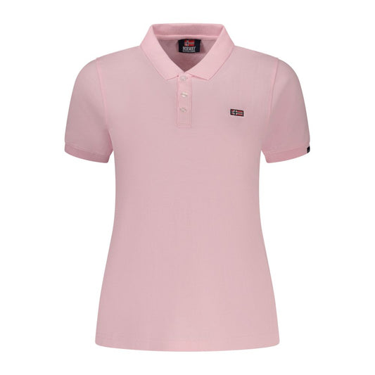 Norway 1963 Pink Cotton Polo Shirt - Effortless Style for Every Adventure