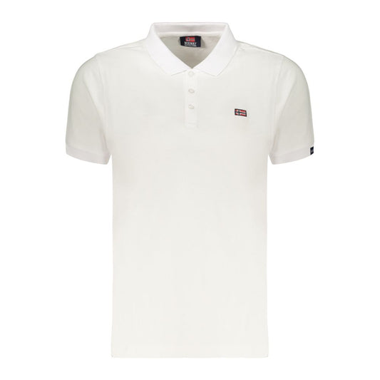 Norway 1963 Classic White Cotton Polo Shirt