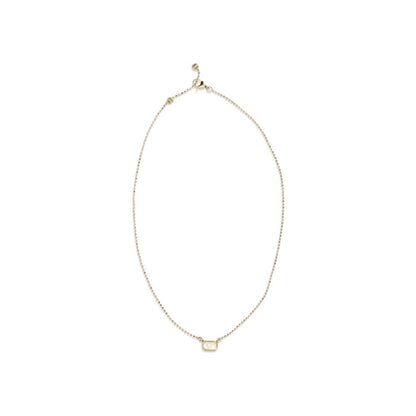 Valentino Garavani Gold-Tone Ovalette Necklace with Swarovski Crystal Pendant